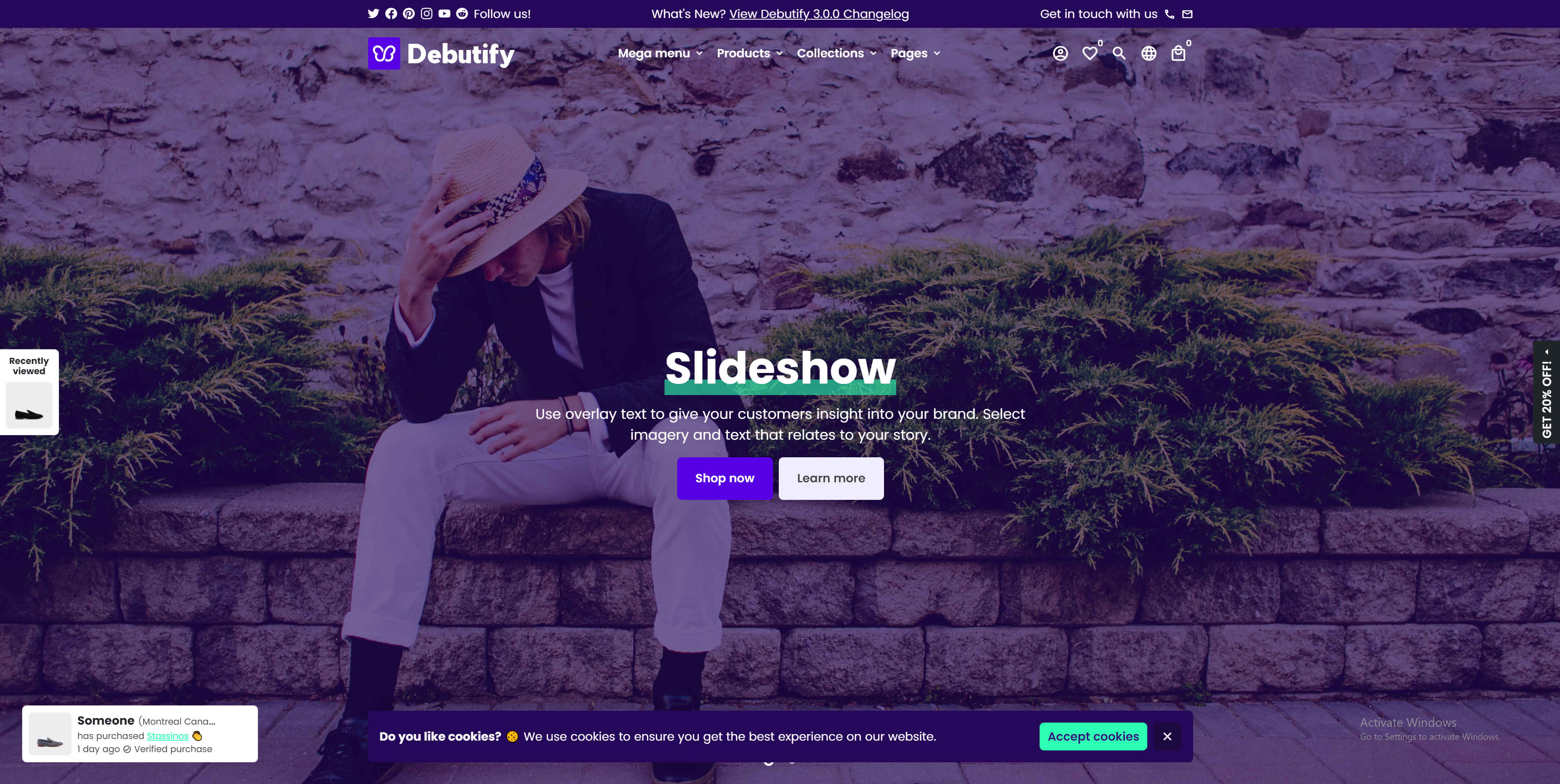 Debutify Theme Homepage