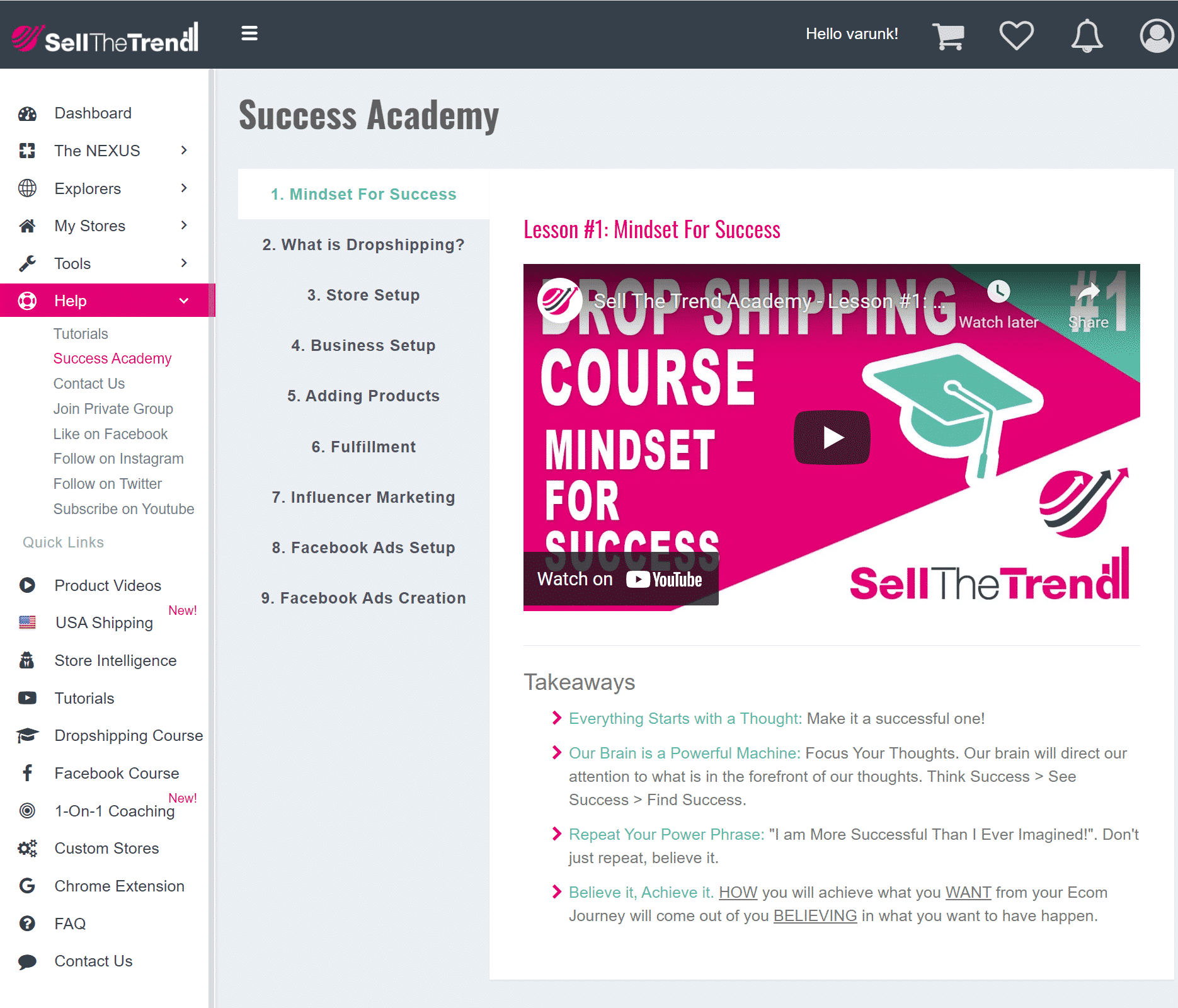 SellTheTrend - Dropshipping Course
